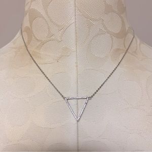 Silver Triangle Necklace